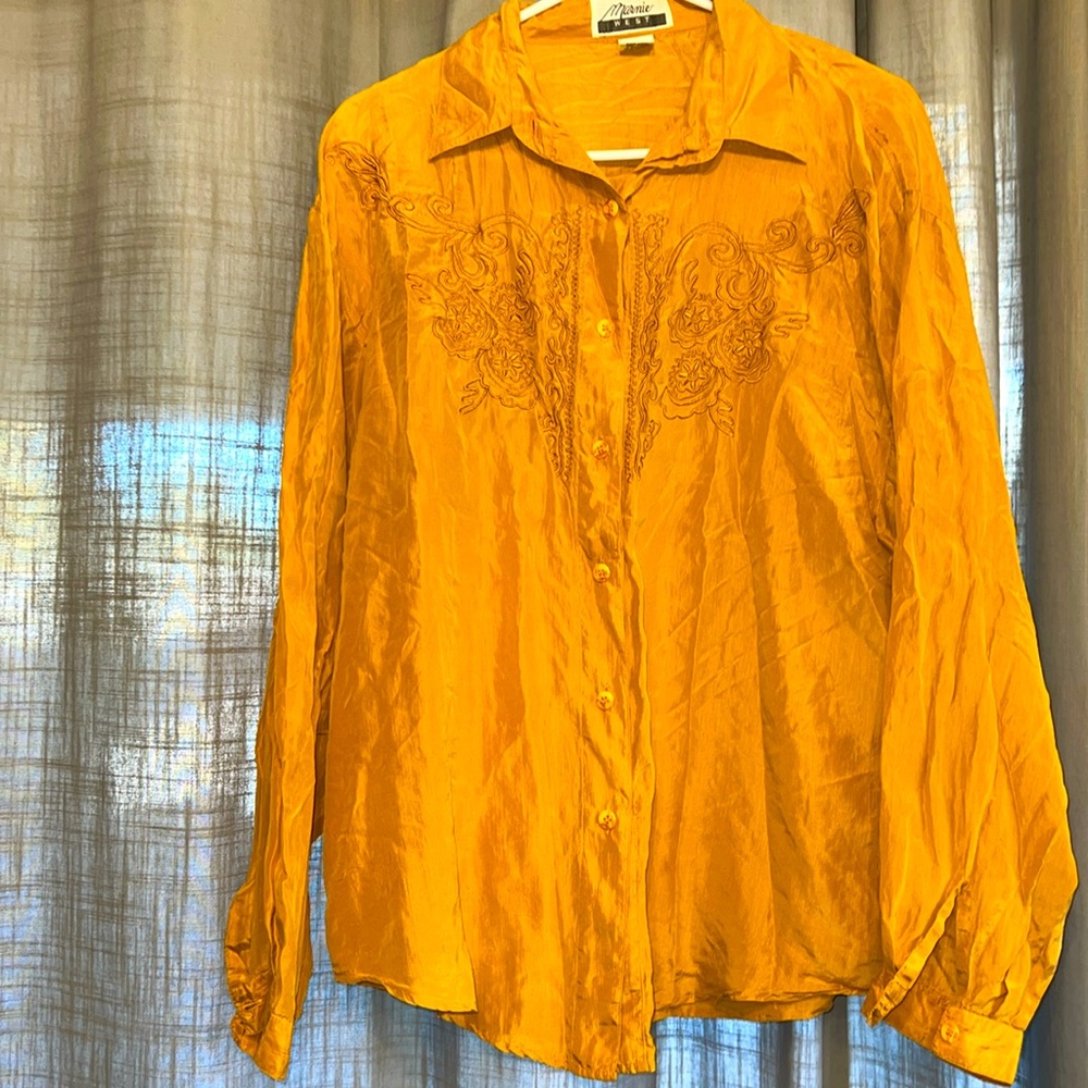Western button down shirt
